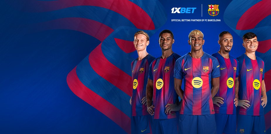 1XBET - GLOBAL PARTNER OF FC BARCELONA
