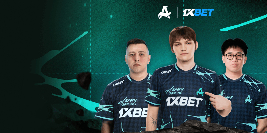 1xBet is the title partner of AURORA Gaming